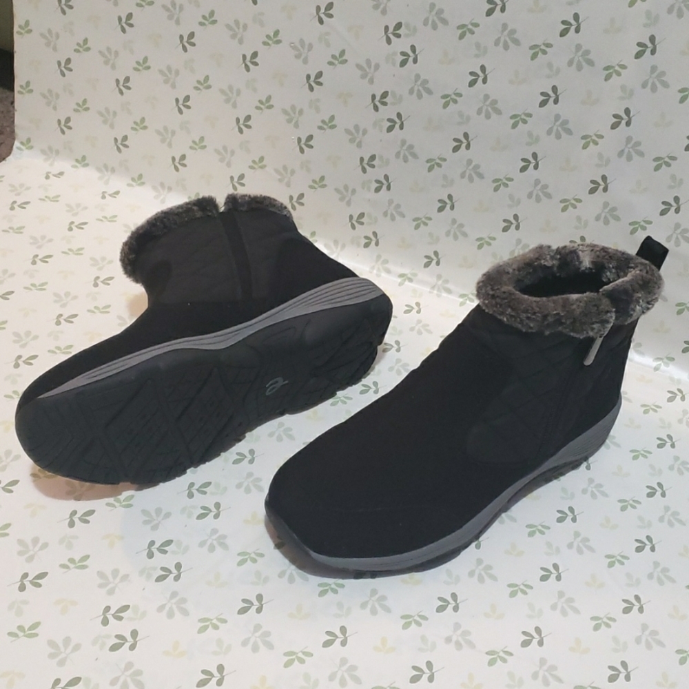 Easy Spirit Black Ankle Boots sz8.5 EUC